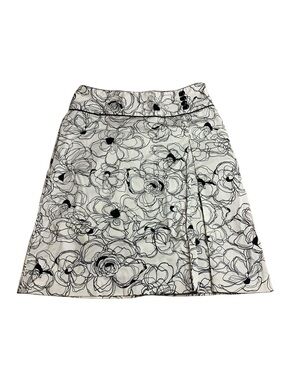Ricki's Black & White Floral Print Skirt - Size 4
